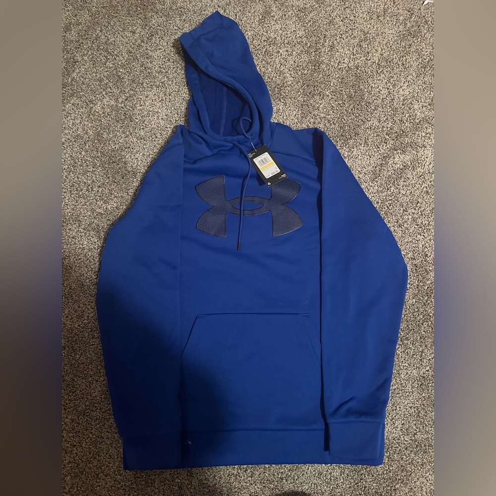 blue hoodie